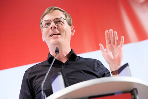 Sebastian Walter war Co-Landesvorsitzender der Brandenburger Linken. (Archivbild) Foto: Carsten Koall/dpa