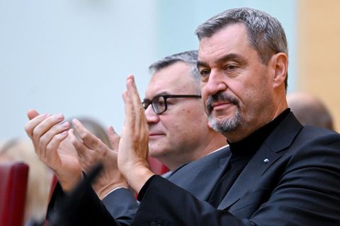 Bayerns Ministerpräsident Markus Söder bleibt an der Spitze der CSU