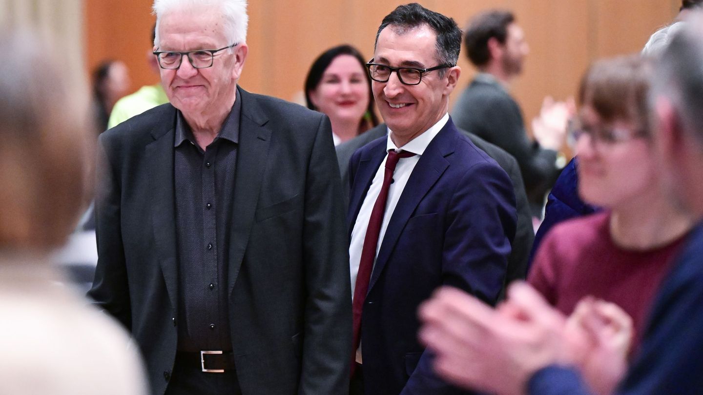 "Lasst euch davon nicht kirre machen", rät Ministerpräsident Winfried Kretschmann seinen Grünen beim Blick auf die Umfragen. Fot