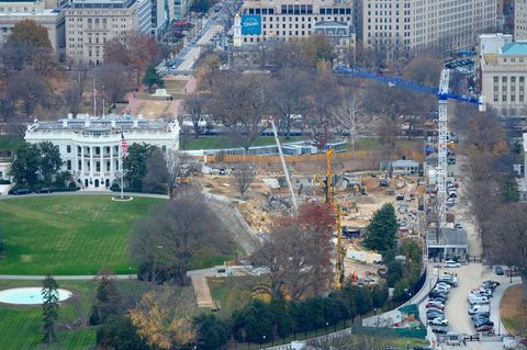 Nun gibt es eine Klage gegen den Bau von Trumps Ballsaal. (Archivbild) Foto: Pablo Martinez Monsivais/AP/dpa