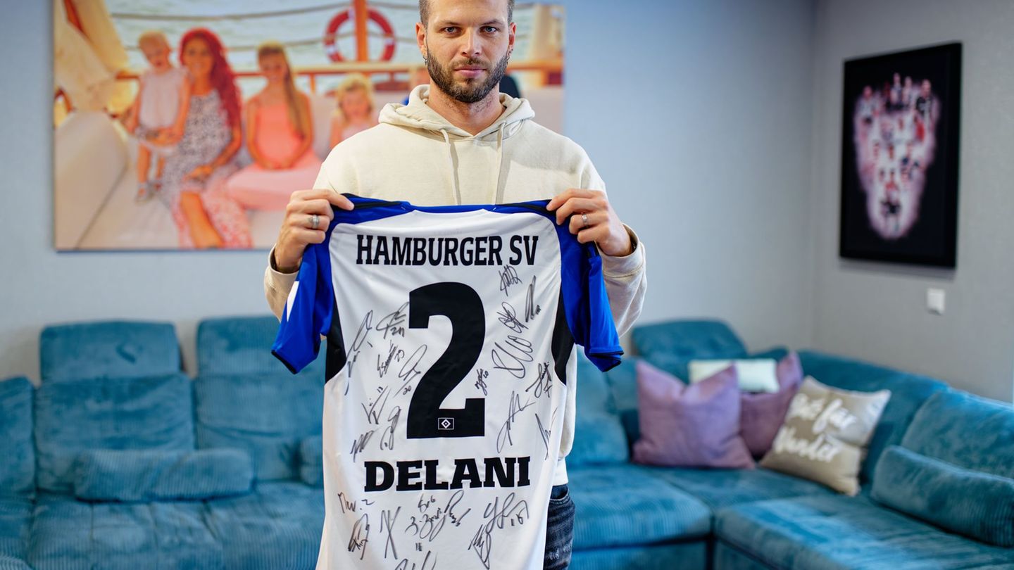 Dennis Diekmeier und seine Frau Dana sprechen über die schwere Krebserkrankung von Tochter Delani. Foto: Uwe Anspach/dpa