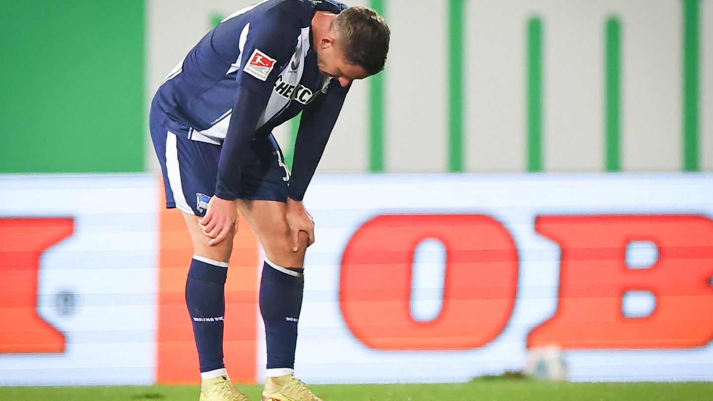 Die Enttäuschung bei der Hertha ist groß nach dem Remis in Fürth. Foto: Daniel Karmann/dpa