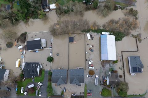 Tagelange Regenfälle hatten heftige Überschwemmungen im Bundesstaat Washington an der US-Westküste ausgelöst. Foto: Stephen Bras