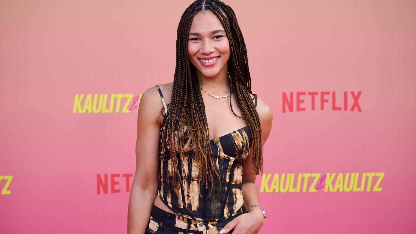 Marie Mouroum ist schwanger. (Archivbild) Foto: Annette Riedl/dpa