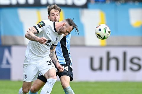 Traf per Kopf: "Löwen"-Profi Hobsch. (Archivbild) Foto: Uwe Anspach/dpa