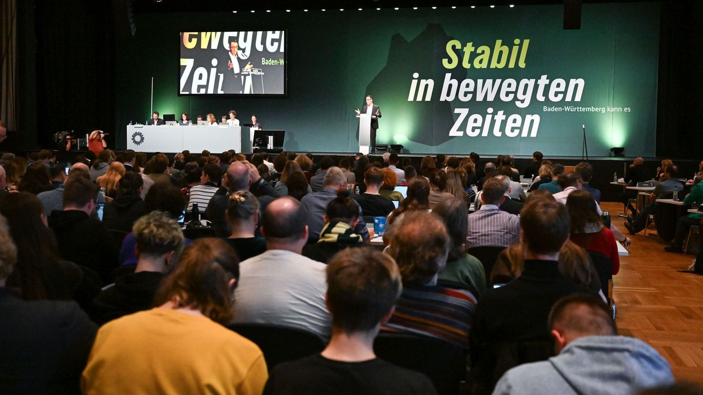 Die Grünen wollen am Sonntag ihr Programm für die Landtagswahl am 8. März 2026 beschließen. Foto: Bernd Weißbrod/dpa