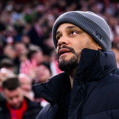 Hofft auf einen Heimsieg: Bayern-Trainer Vincent Kompany. (Archivbild) Foto: Tom Weller/dpa