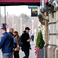 Jared Kushner, Schwiegersohn von US-Präsident Donald Trump, kommt am Hotel Adlon an.