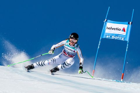 Kira Weidle-Winkelmann wird in St. Moritz beste Deutsche. Foto: Jean-Christophe Bott/KEYSTONE/dpa