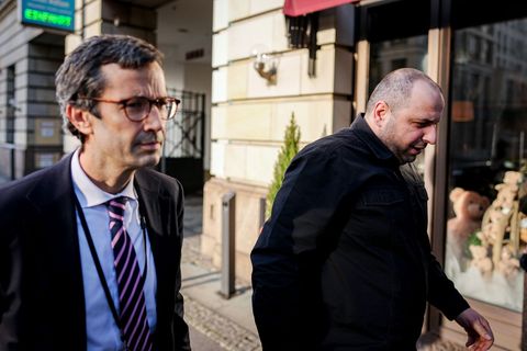 Zu den Gesprächen in Berlin reiste der ehemalige ukrainische Verteidigungsminister Rustem Umjerow an. Foto: Kay Nietfeld/dpa