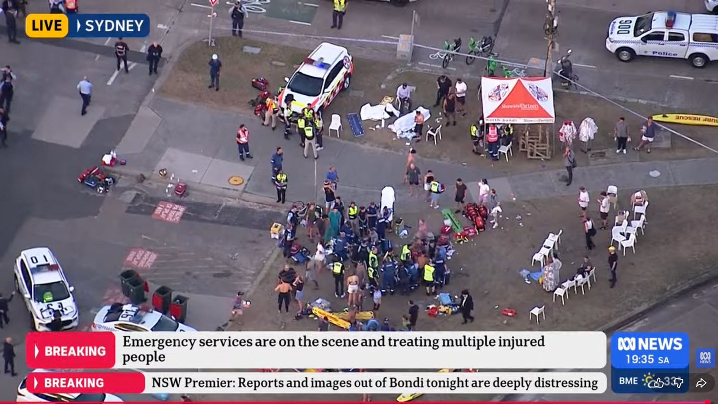 Anschlag: Terroranschlag auf jüdisches Fest in Sydney - Zwölf Tote