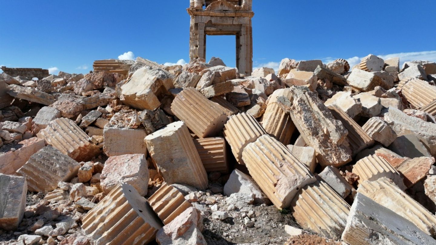 Zerstörungen durch den IS in Palmyra