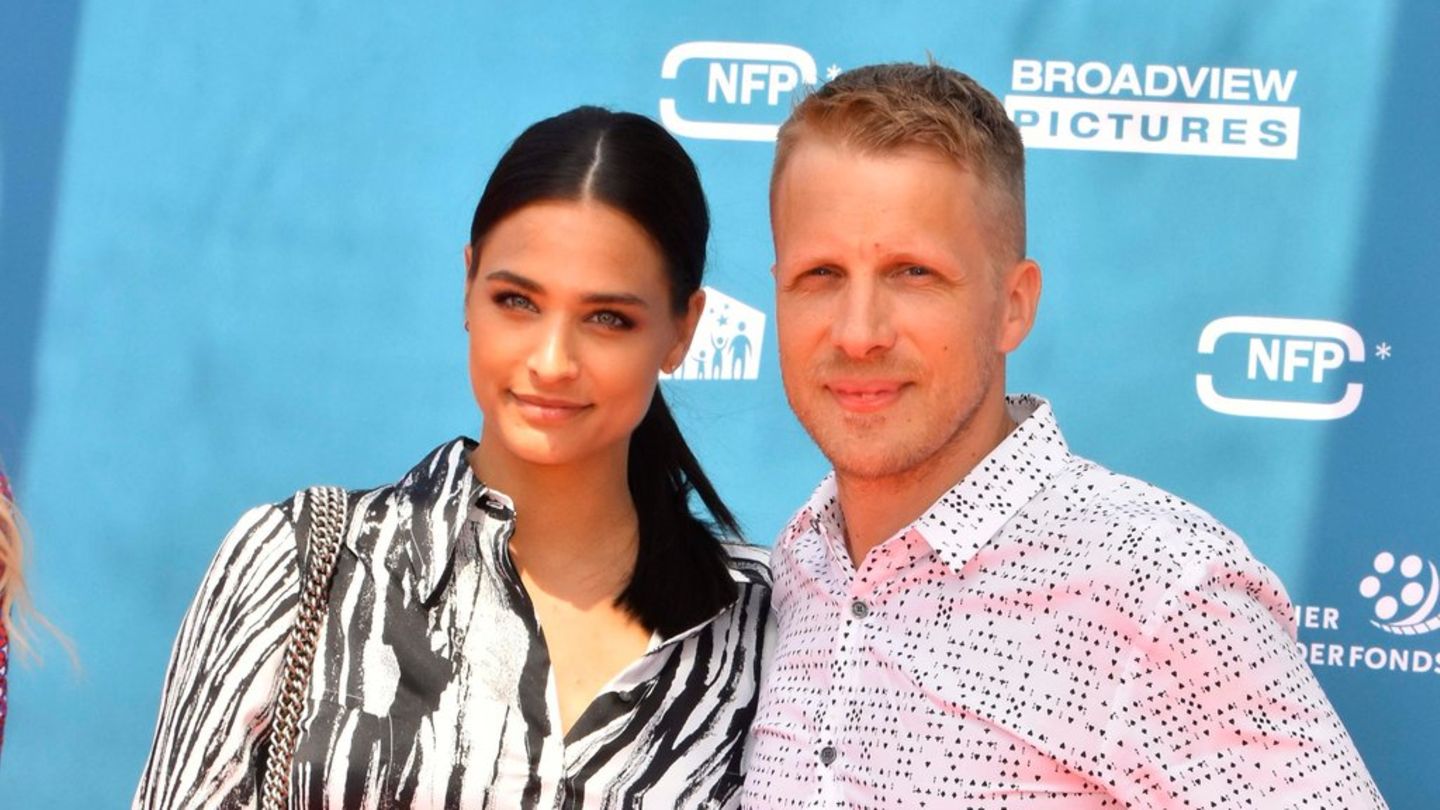 Amira Aly und Oliver Pocher 2019 bei einer Filmpremiere.
