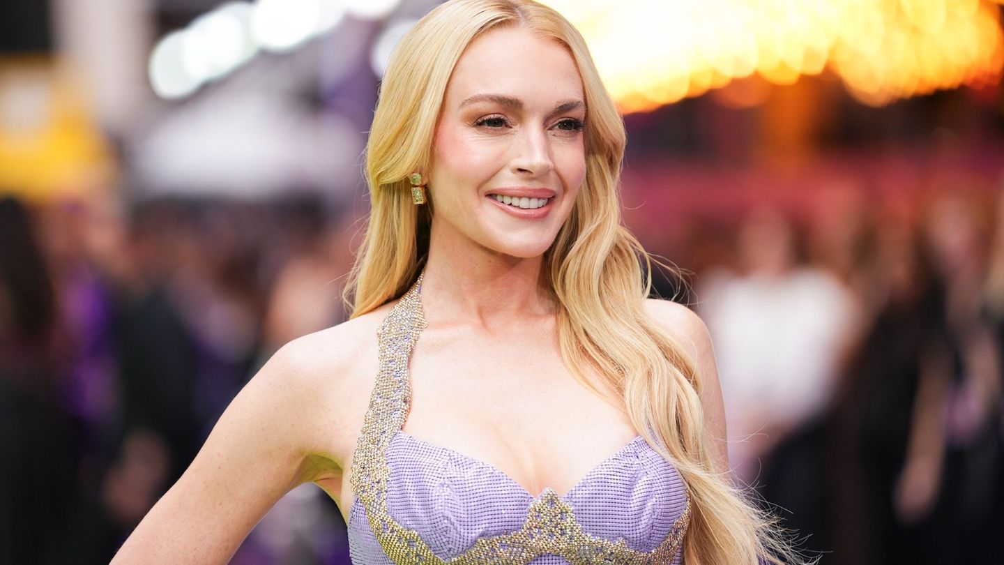 Die US-Schauspielerin Lindsay Lohan verleiht Maggie von den Simpsons ihre Stimme. (Archivbild) Foto: Scott A Garfitt/Invision/AP