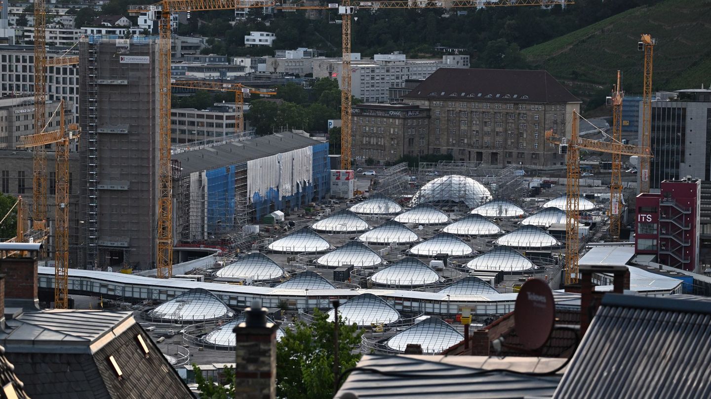Bleibt wohl noch länger eine Baustelle: Der Stuttgart 21-Tiefbahnhof in der Stuttgarter Innenstadt. (Archivbild) Foto: Bernd Wei