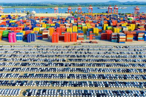 In China wird bereits mehr als jedes dritte Auto gebaut. (Archivbild) Foto: Yang Suping/XinHua/dpa