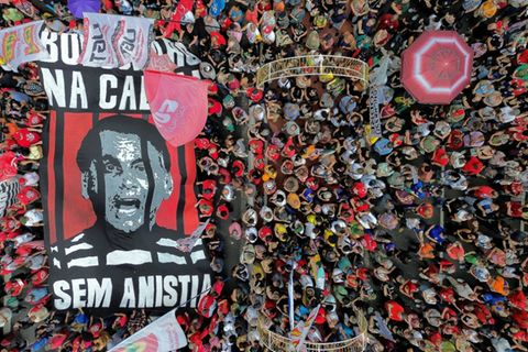 Proteste gegen Haftverkürzung für Bolsonaro