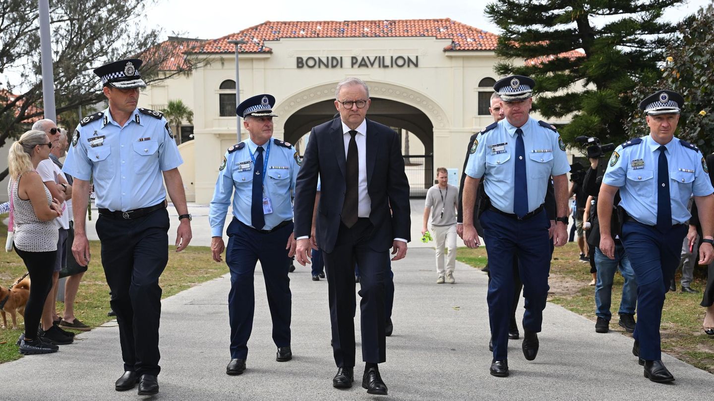 Australiens Premier Anthony Albanese bezeichnete den antisemitischen Anschlag als einen "Akt des Bösen"