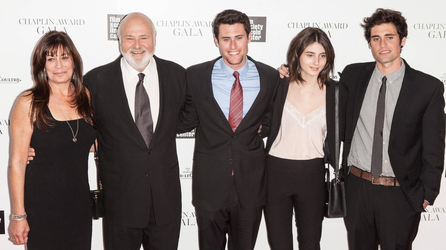 Rob Reiner mit Ehefrau Michele und seinen drei Kindern