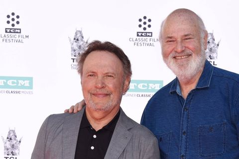 Jahrzehntelange Freundschaft: Rob Reiner (r.) begleitete Billy Crystal 2019 zur Ehrung im TCL Chinese Theatre.