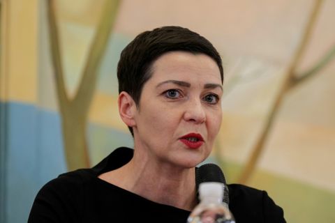 Die belarussische Oppositionelle Maria Kolesnikowa