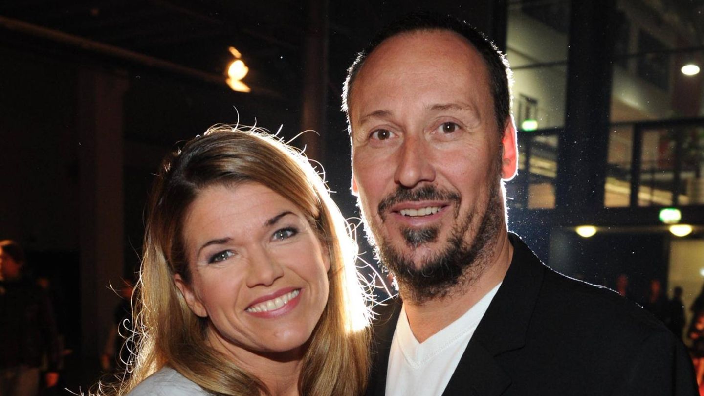 Anke Engelke und ihr damaliger Mann Claus Fischer