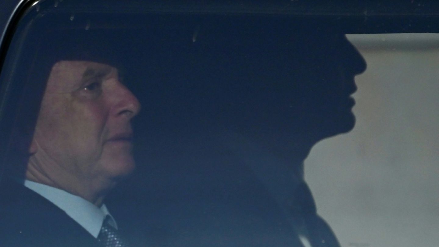 Witkoff (vorne) und Kushner in Berlin