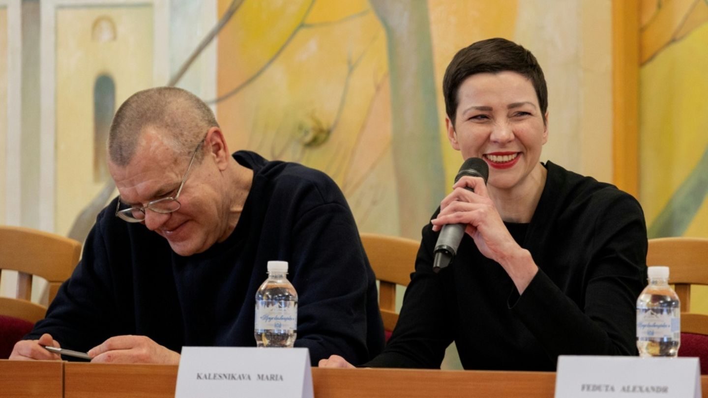 Kolesnikowa und Babariko nach der Freilassung