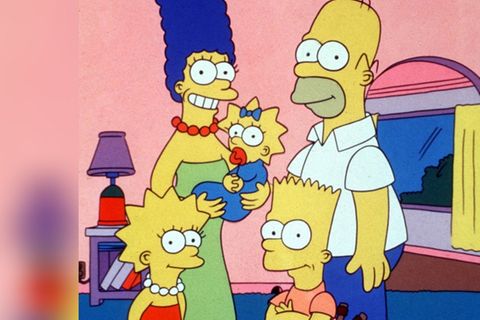 Maggie Simpson spricht dank Schnuller normalerweise nicht.