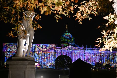 Kein Lichterzauber 2026 im Park Sanssouci: Die Potsdamer Schlössernacht wird erst einmal gestoppt. 2027 soll es aber weitergehen