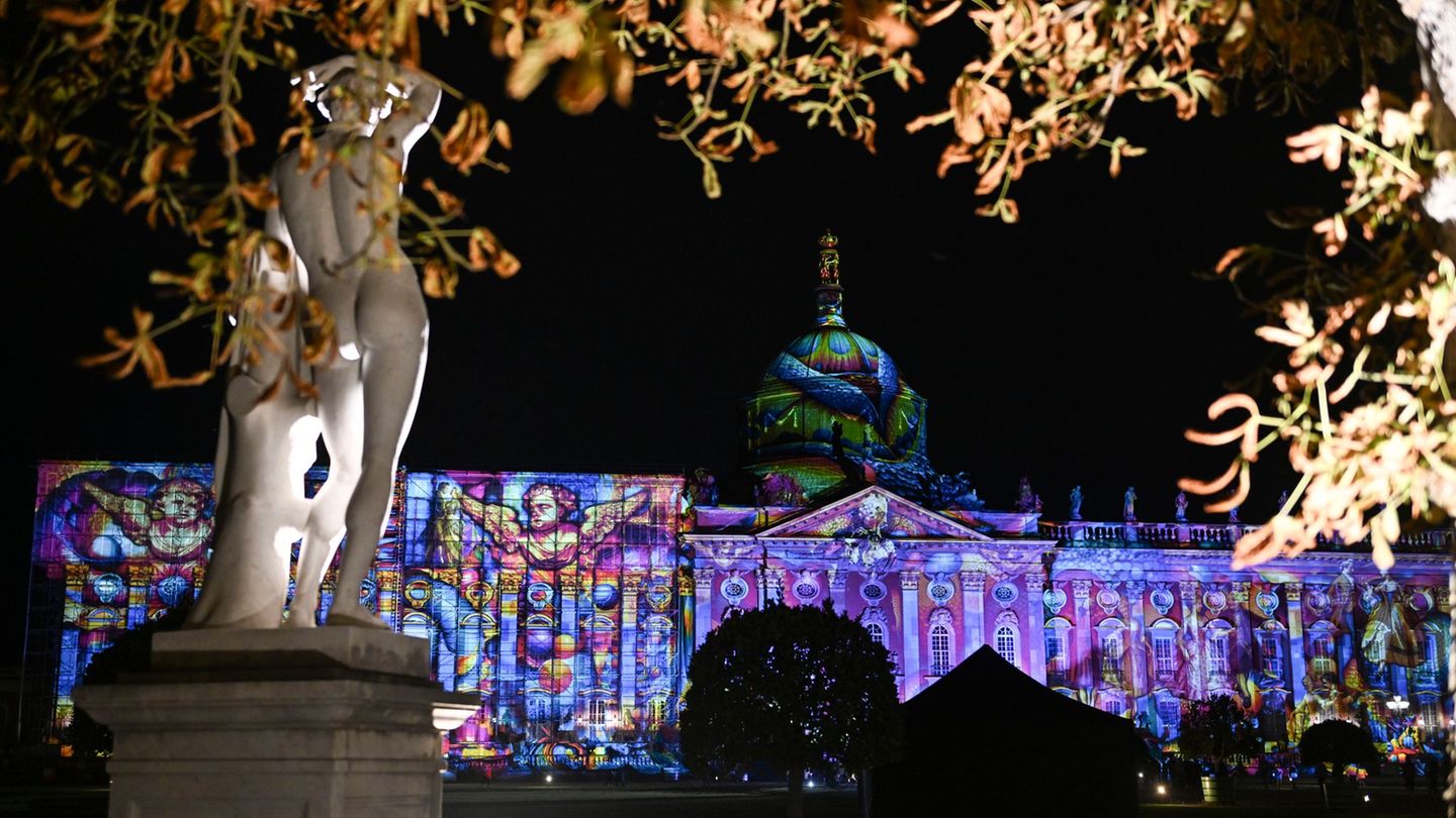 Kein Lichterzauber 2026 im Park Sanssouci: Die Potsdamer Schlössernacht wird erst einmal gestoppt. 2027 soll es aber weitergehen