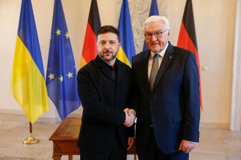 Wolodymyr Selenskyj und Frank-Walter Steinmeier
