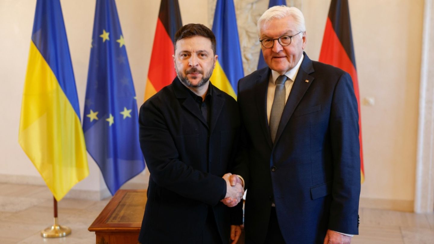 Wolodymyr Selenskyj und Frank-Walter Steinmeier