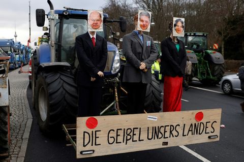 Anti-Regierungs-Proteste von Landwirten vor zwei Jahren