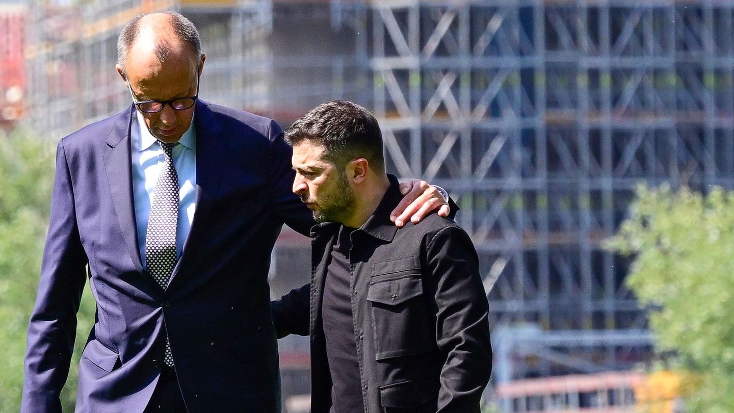 Ukraine-Verhandlungen-Merz-und-Selenskyj-berichten-von-Verhandlungen-in-Berlin