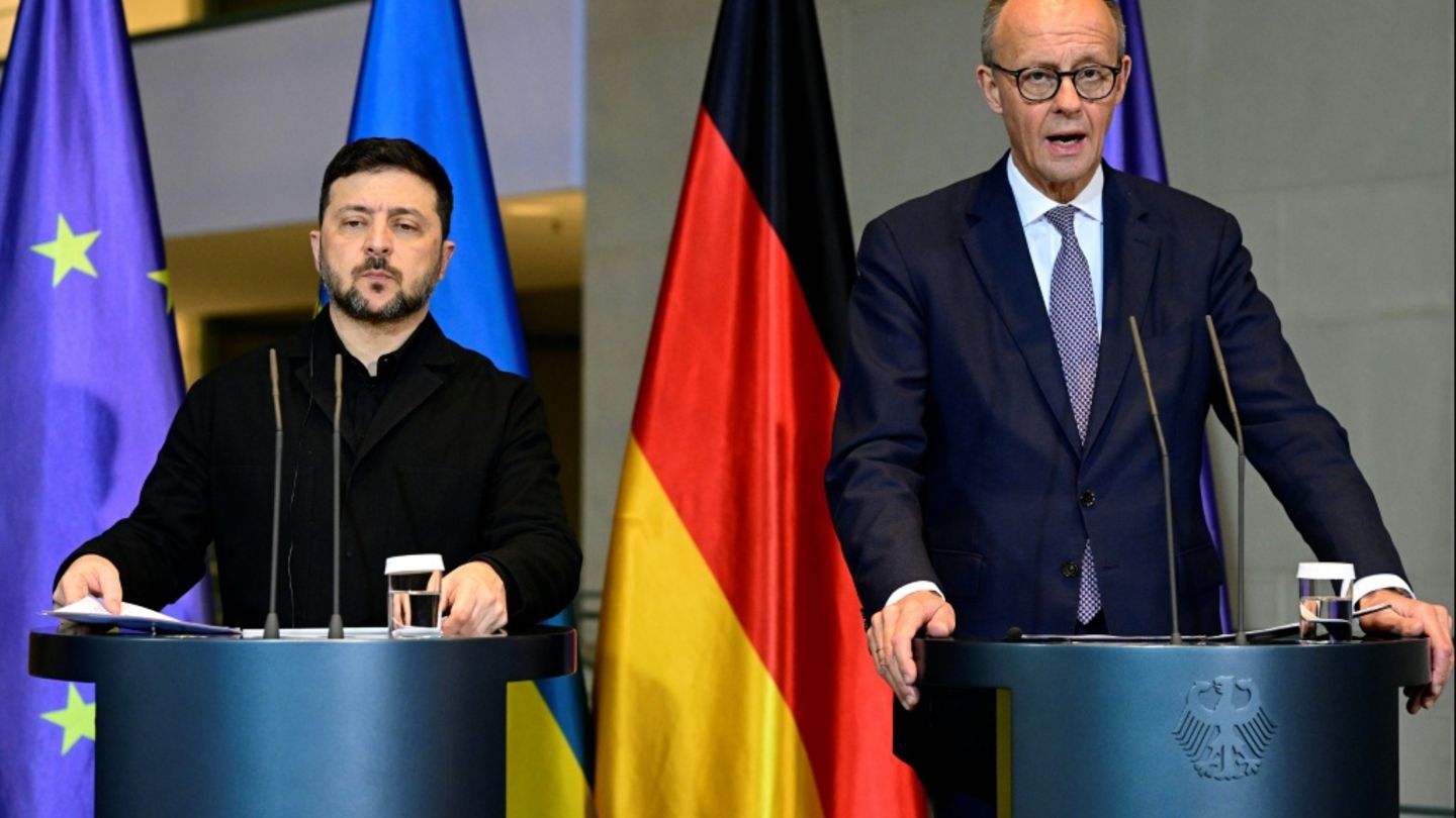 Selenskyj und Merz im Kanzleramt