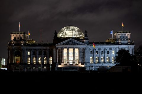 Der Bundestag kämpfte am Montag mit einem Ausfall des Internets. (Archivbild) Foto: Fabian Sommer/dpa