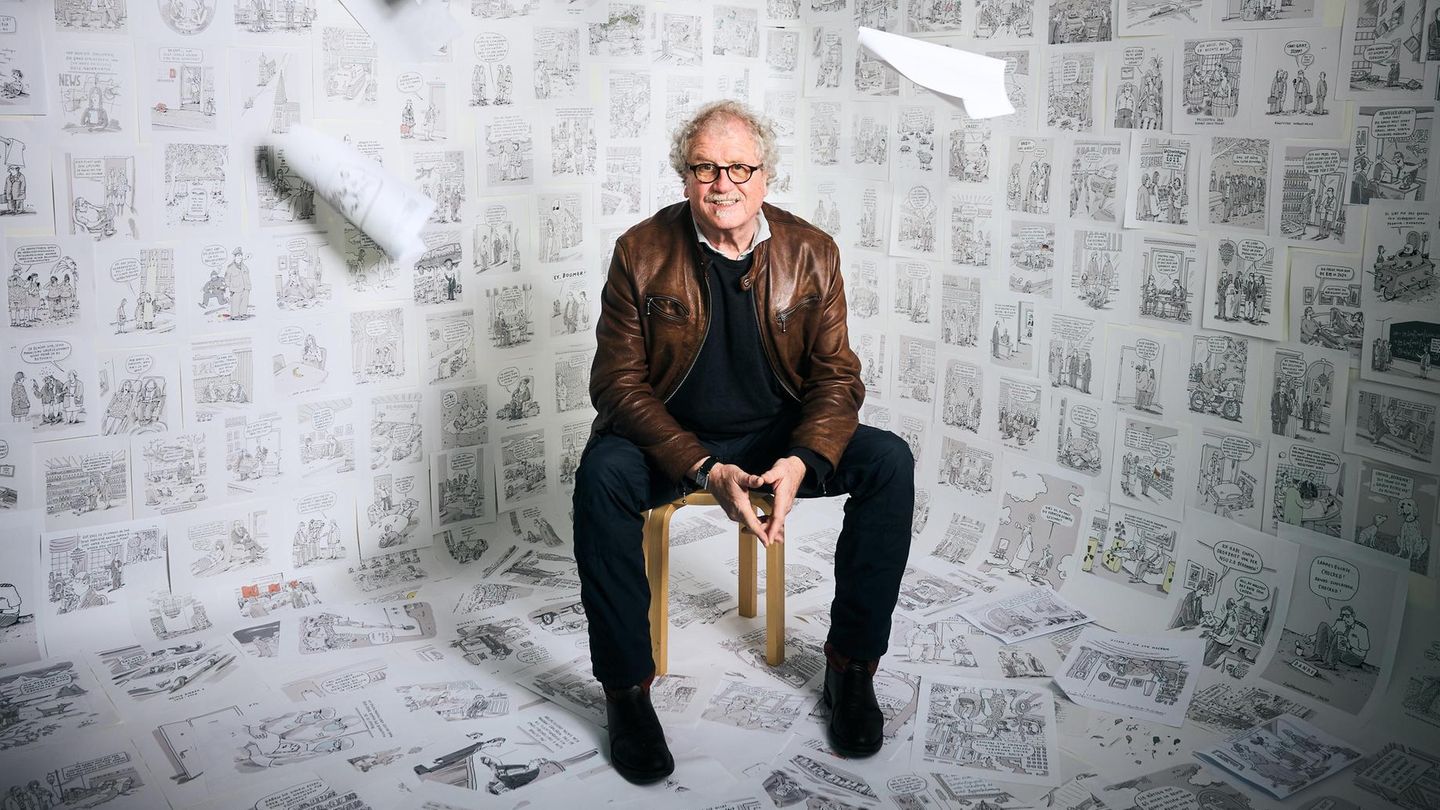 Til Mette inmitten von Zeichnungen