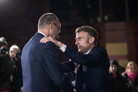 Ukraine-Gipfel: Merz und Macron