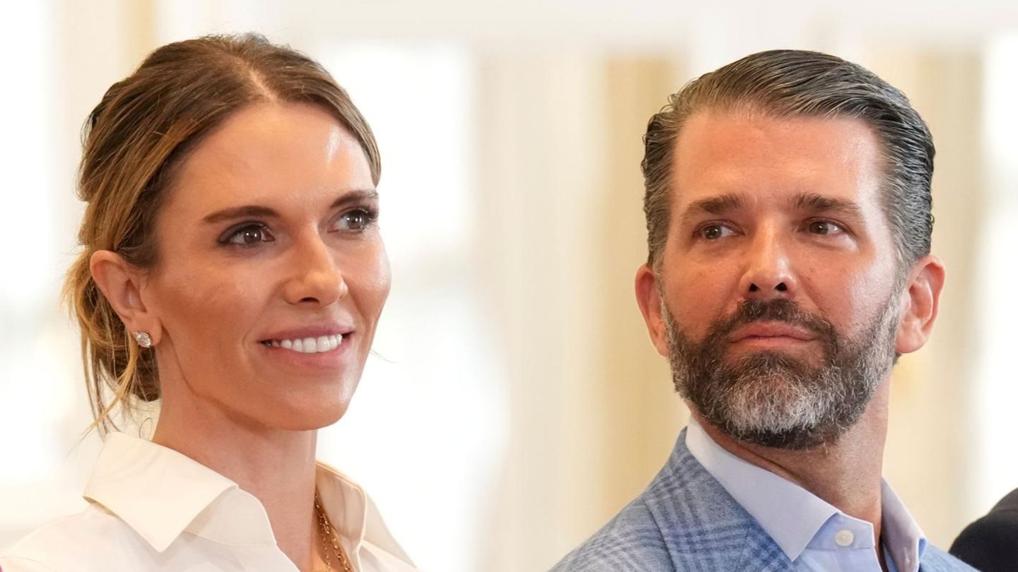 Bettina Anderson und Eric Trump bei einem politischen Treffen