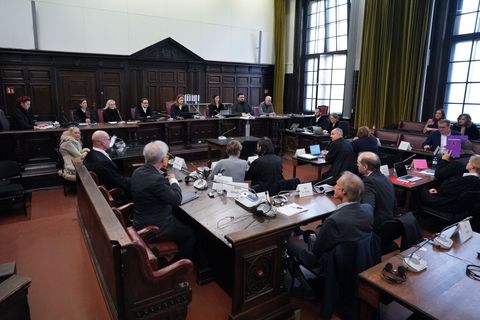 Der mutmaßliche Organisator der Entführung sagt den dritten Prozesstag in Folge vor Gericht aus. Foto: Marcus Brandt/dpa