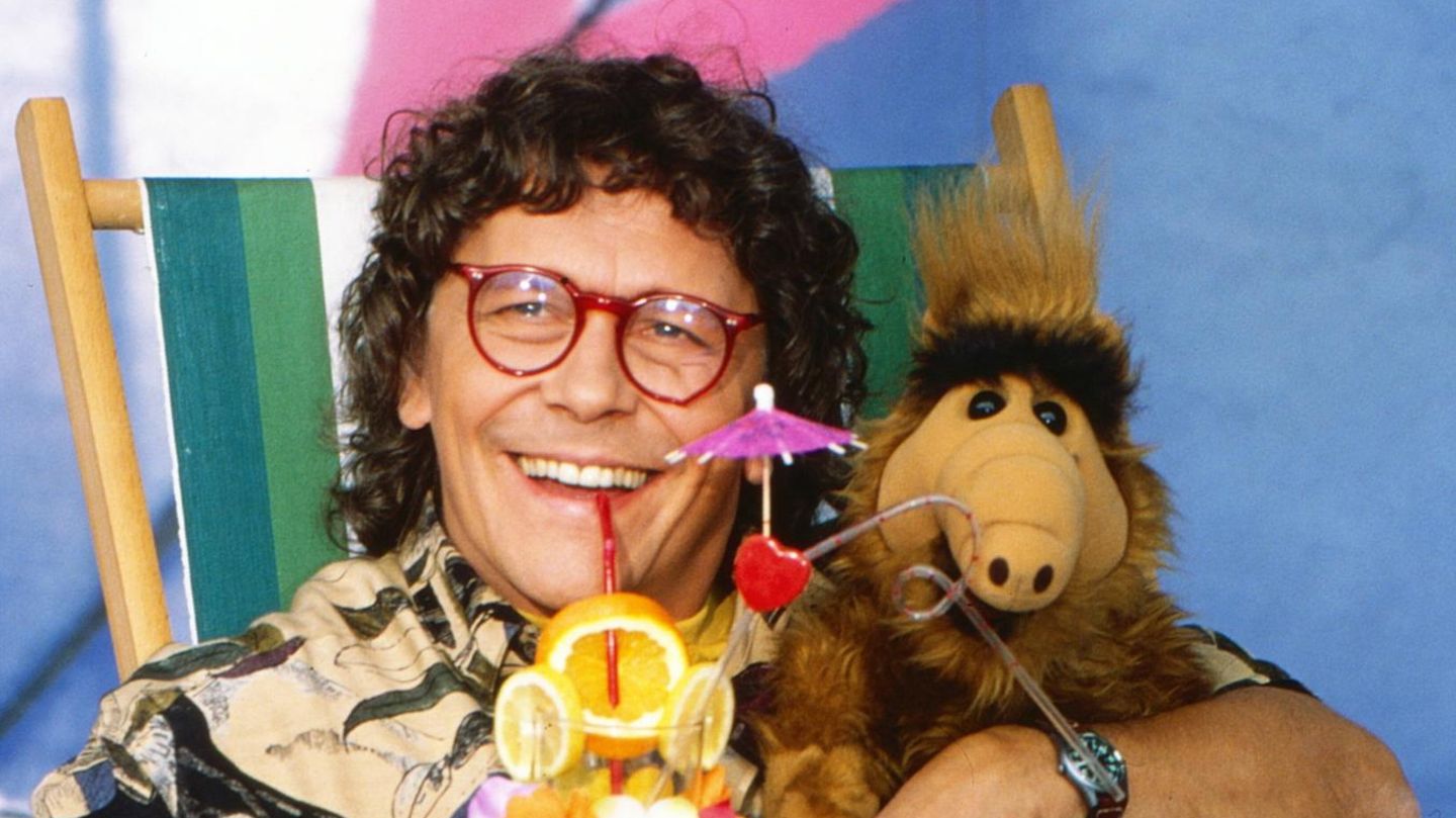 Tommi Piper mit der Serienfigur "Alf"