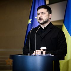 Ukraines Präsident  Selenskyj in Berlin