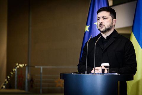 Ukraines Präsident  Selenskyj in Berlin