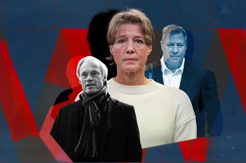 Der Prozess gegen Christina Block in einer Collage