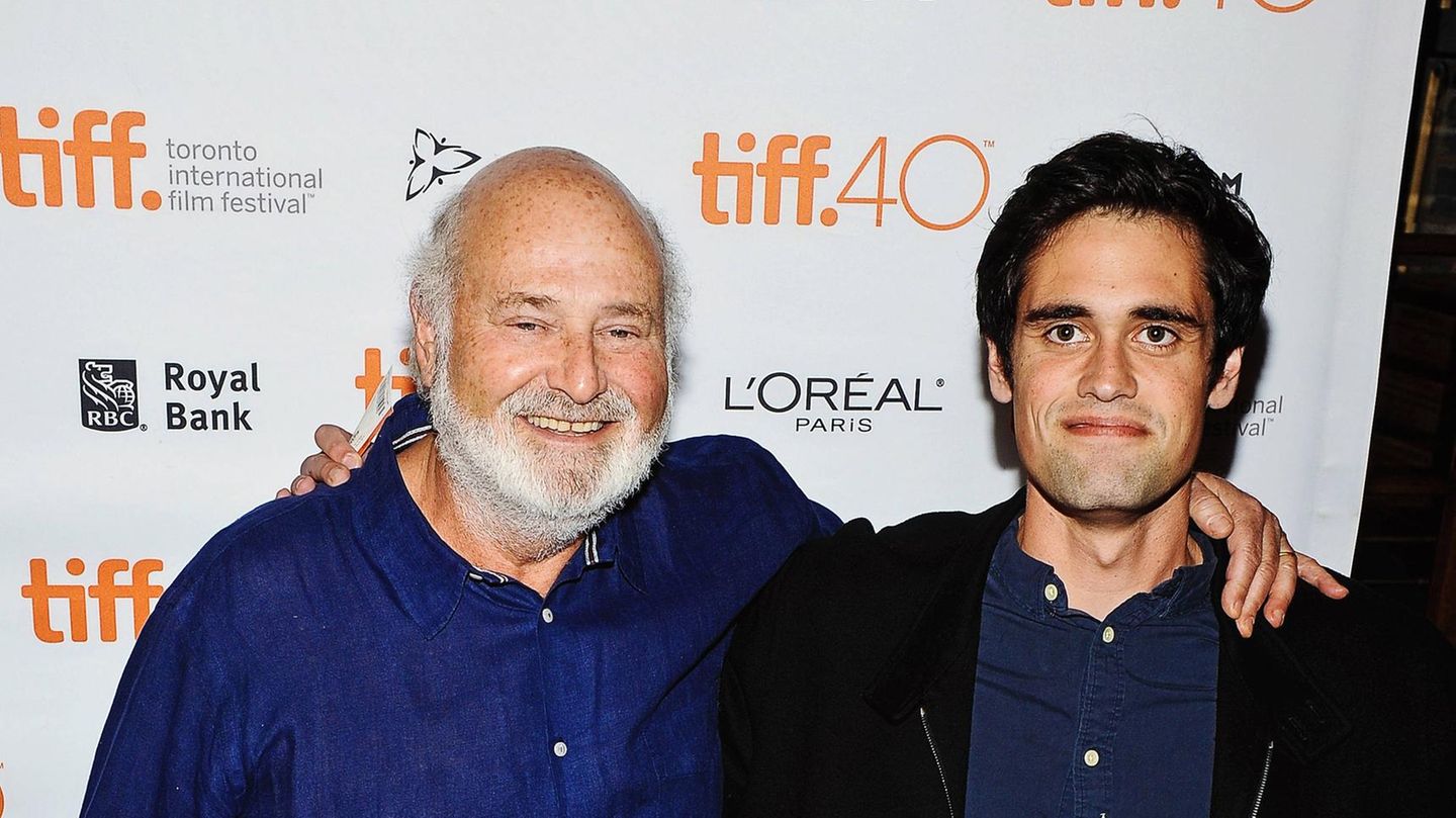 Rob Reiner (l.) mit Sohn Nick (32) im Jahr 2015