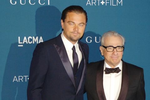 Leonardo DiCaprio (l.) und Martin Scorsese auf einem Event in Los Angeles.