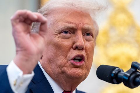 Trump verschärft seine Rhetorik gegenüber Venezuela. Foto: Alex Brandon/AP/dpa