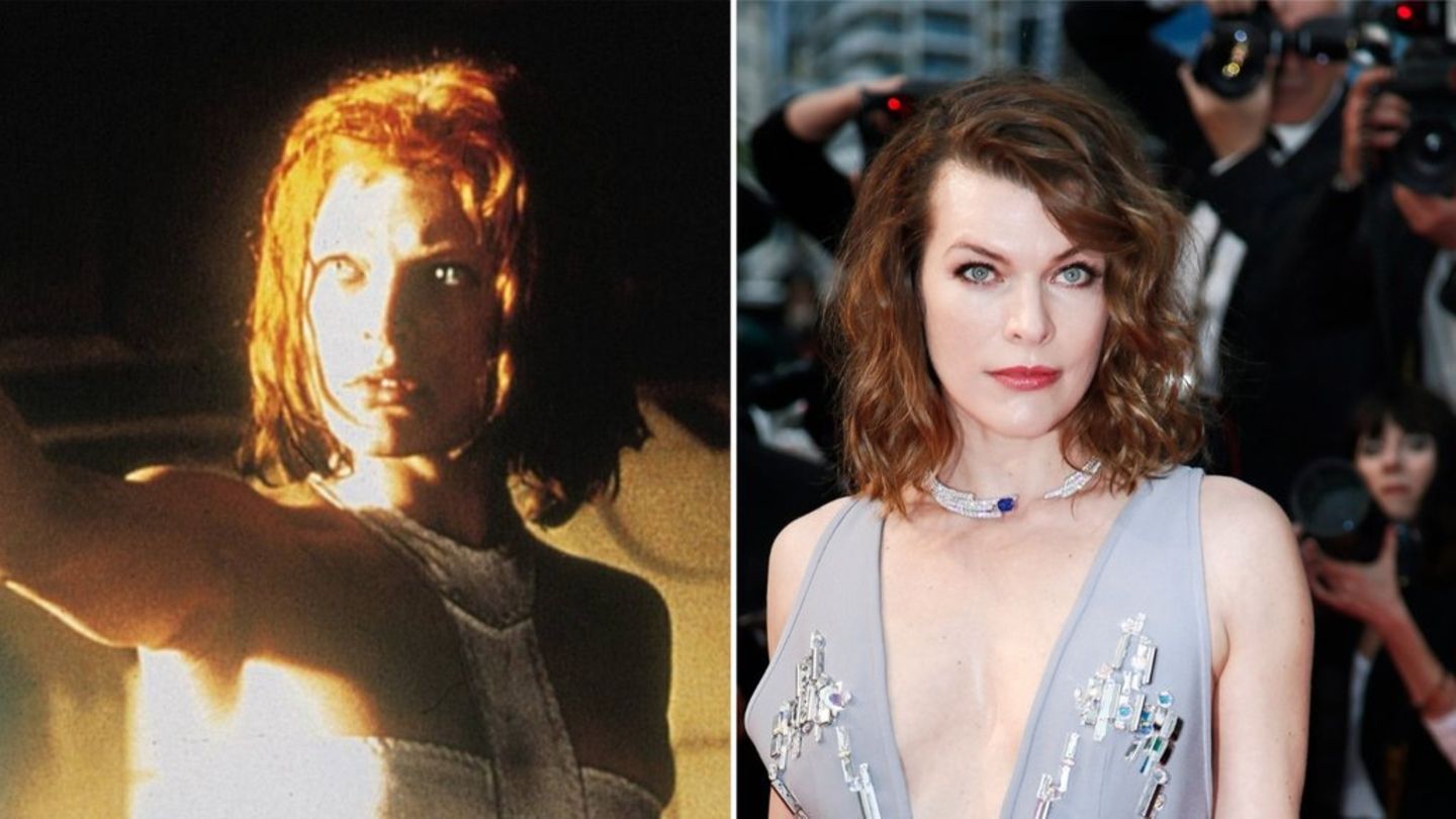 Mit ihrer Rolle in "Das fünfte Element" (l.) wurde Milla Jovovich vor rund 30 Jahren weltberühmt.