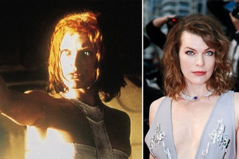 Mit ihrer Rolle in "Das fünfte Element" (l.) wurde Milla Jovovich vor rund 30 Jahren weltberühmt.
